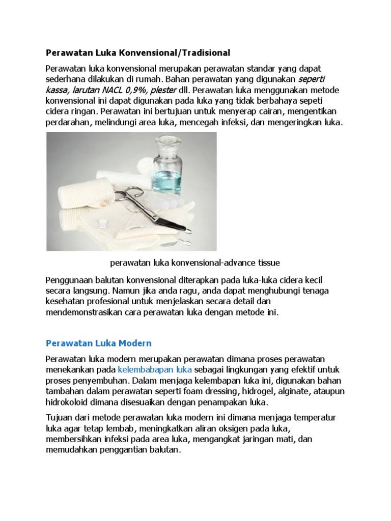 Perawatan Luka Konvensional PDF