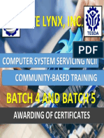 Byte Lynx, Inc: Computer System Servicing Ncii Community-Based Training