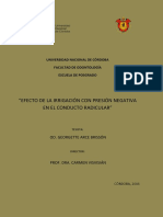 Arce Brissón Georgette Doctor en Odontología Facultad de Odontología. Universidad Nacional de Córdoba 2016 1