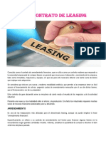 El Contrato de Leasing