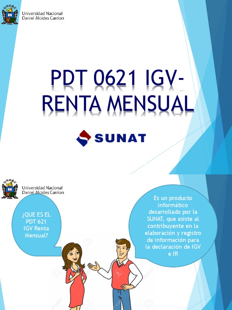 Guía sobre el PDT 621 IGV Renta Mensual | PDF | Estatuto de ...