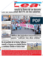 Periódico Lea Lunes 11 de Junio Del 2018