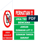 Perhatian Lift