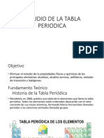 Estudio de La Tabla Periodica