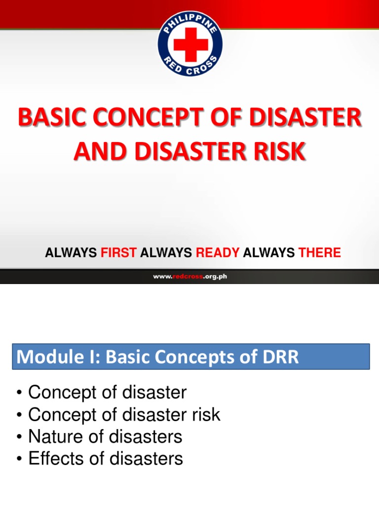 1 module i basic concept of disaster and disaster risk pdf hazards