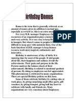 Birthday Bonus by Amol Nakve 866