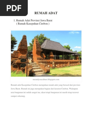 104 Gambar Rumah Adat Kasepuhan Cirebon Terbaru