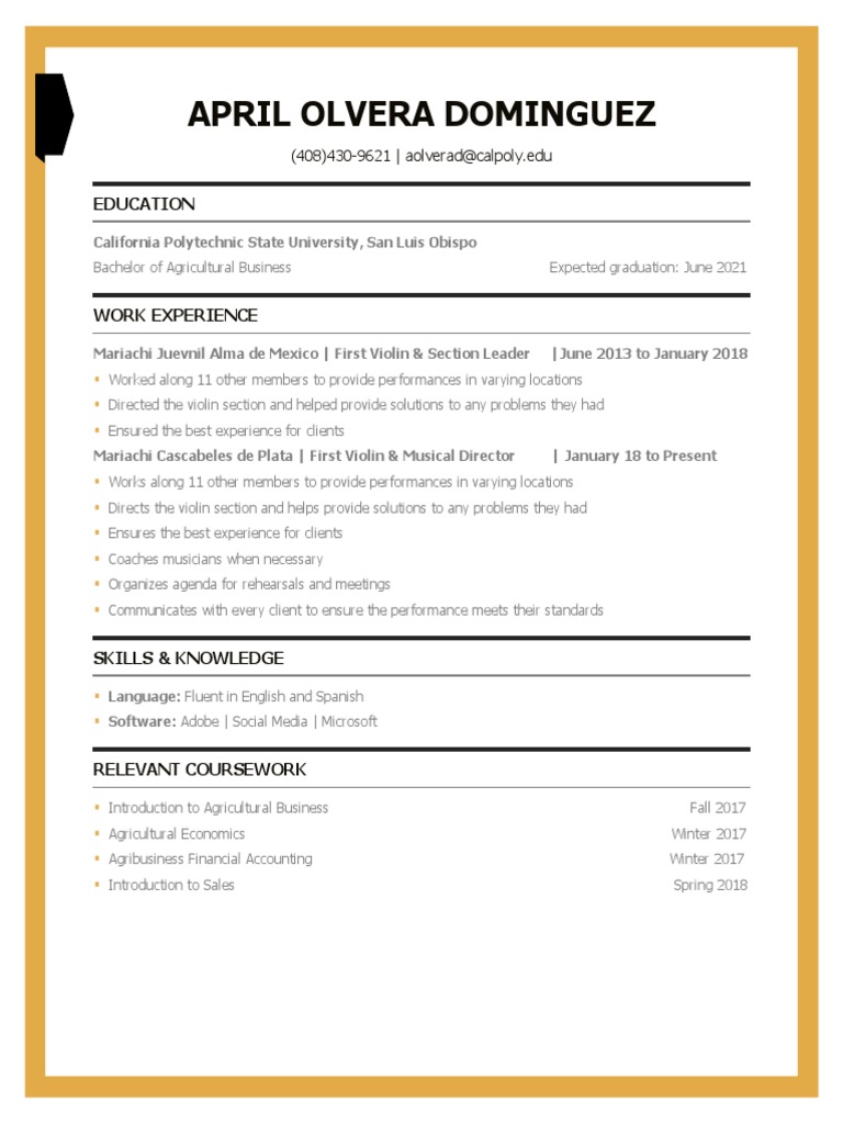 April Olvera Dominguez: Education | PDF