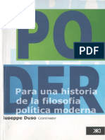 Duso Giusepe-El Poder-Para Una Historia de La Filosofia Politica Moderna
