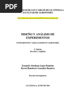Diseño y Análisis de Experimentos 