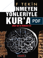 Arif Tekin - Bilinmeyen Yönleriyle Kuran (Kuran'in Kökeni-2) (MK)