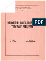 A.E. Affifi - Muhyiddini İbnu - Arabi'nin Tasavvuf Felsefesi PDF