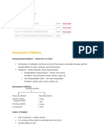 Atmospheric Pollution: Environmental Chemistry