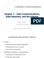 D Ata and C Om Puter C Om M Unications: Chapter 1 - Data Communications, Data Networks, and The Internet
