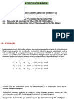 Introdução à Engenharia Química - Balanço de Massa em Reações de Combustão