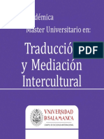 Master Traduccion Mediacion Intercultural 2014-2015