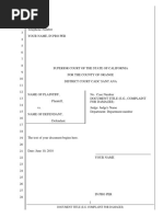 Deposition and Draft - Pleading of The Testamentary Usn Idf