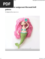 Free Crochet Amigurumi Mermaid Doll Pattern