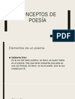 Conceptos de Poesía