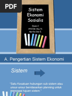 Sistem Ekonomi Sosialis