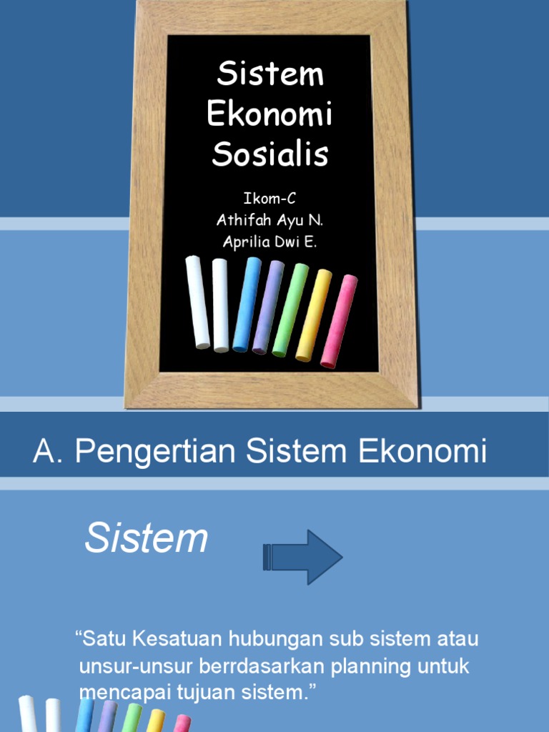 Sistem Ekonomi Sosialis Pdf