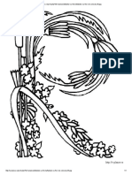 E Planse - Ro - Print - PHP - LNK Planse - Alfabetul Cu Flori - Alfabetul Cu Flori de Colorat p18