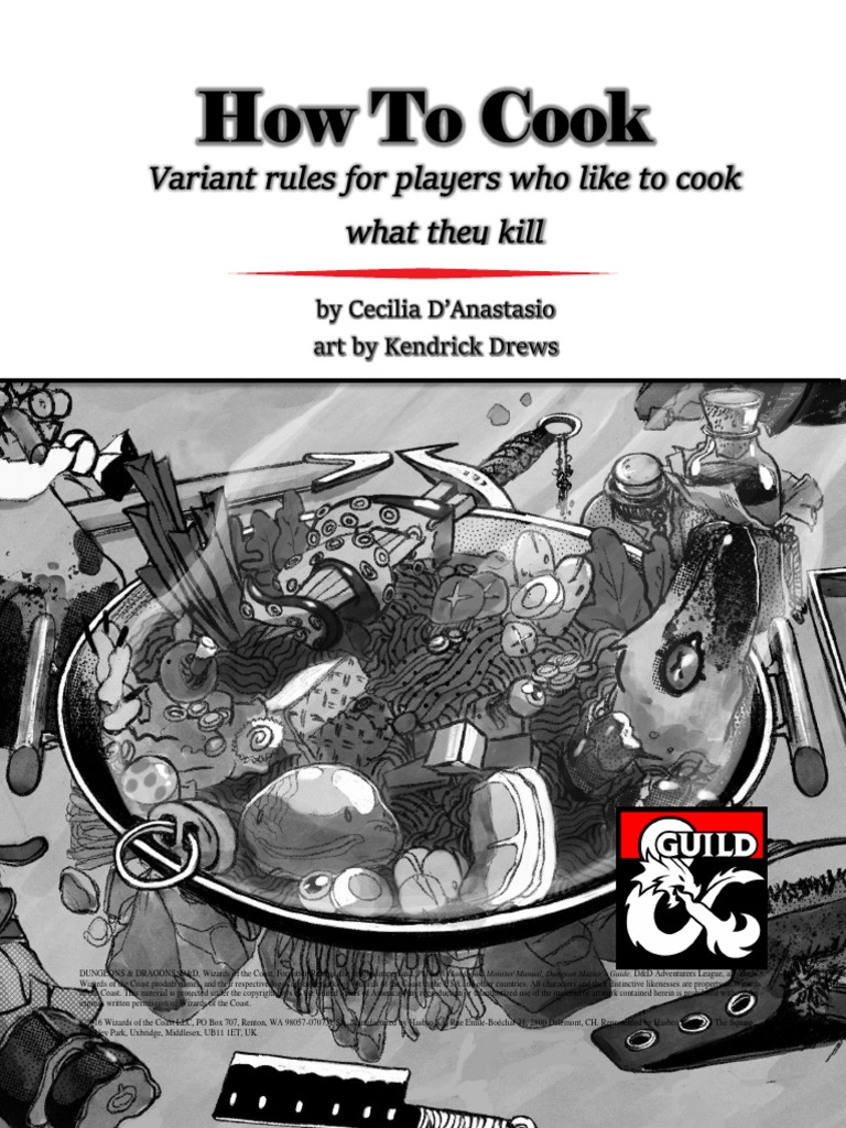 DND 5e How to cook Dungeons & Dragons Wizards Of The Coast