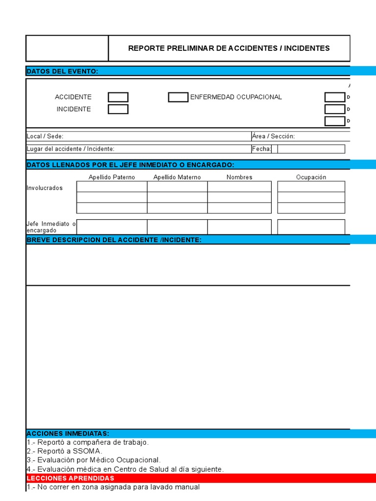 Modelo Flash Report | PDF | Bienestar | Medicina