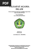 Download Filsafat Agama Islam by Anis Rakhmawati SN38154252 doc pdf