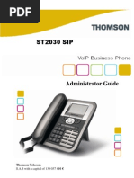 ST2030s Administrator Guide SIP v2.0-20091030