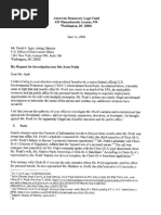 American Democracy Legal Fund Complaint To OGE