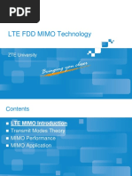 LTE FDD MIMO Technology: ZTE University