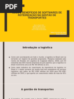 Usos e Benefícios de Softwares deRoteirização na gestão de Transportes