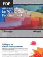 Strategies For World Class Procurement