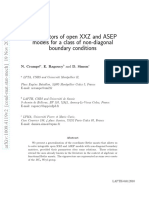Eigenvectors of Open XXZ and ASEP Models For A Class of Non-Diagonal Boundary Conditions