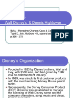 Study Case: Walt Disney's & Dennis Hightower