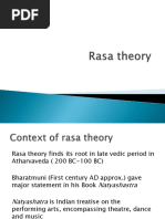 Bhava-Rasa Theory in Natyashastra | PDF | Art | Poetry