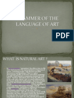 Grammer of The Language of Art