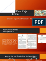 Fondo fija caja chica PNCVFS directiva especifica