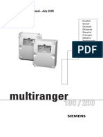 Multiranger: Quick Start Manual July 2009