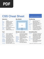 Css Cheatsheet