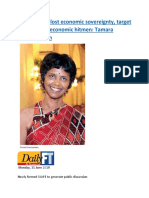 Sri Lanka Has Lost Economic Sovereignty Target of Neoliberal Economic Hitmen Tamara Kunanayakam