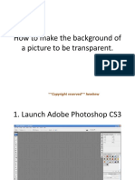 How to Make the Background of a Picture to Be Transparent