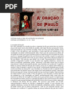 A Oração de Paulo