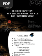 Final Project Seminar On Iris Recognition by Bharath.m