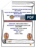 Practica de Analisis de Las Fundiciones