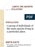 Biodiversity Species Interactions and Population Control