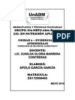 Alimentos del Grupo II: Leche, Leguminosas y Carnes