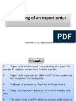 02 Processing of An Export Order