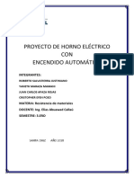 Proyecto de Horno Con Control Automatico